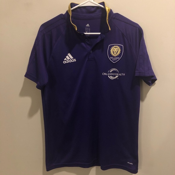adidas Other - Adidas Climalite Orlando city soccer polo shirt